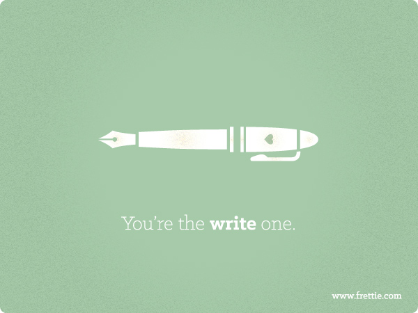 You're The Write One